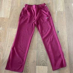 Nike DriFit Maroon Track Pants Med. Tall